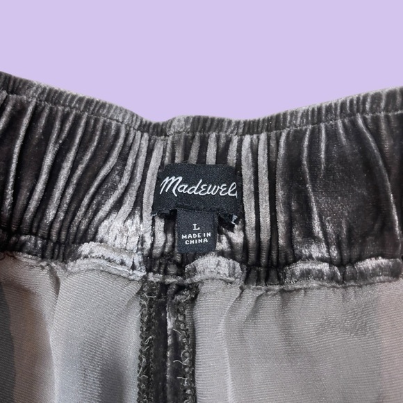 Madewell Velvet Pull-On Pants large - Picture 11 of 11